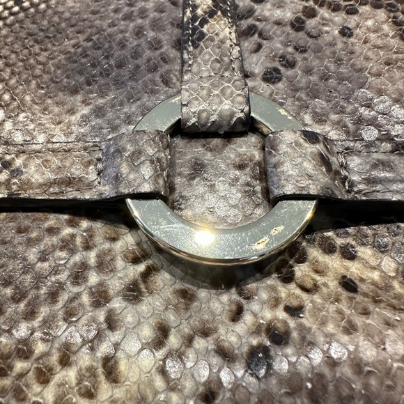 LK Bennett snakeskin look clutch - Picture 13 of 14